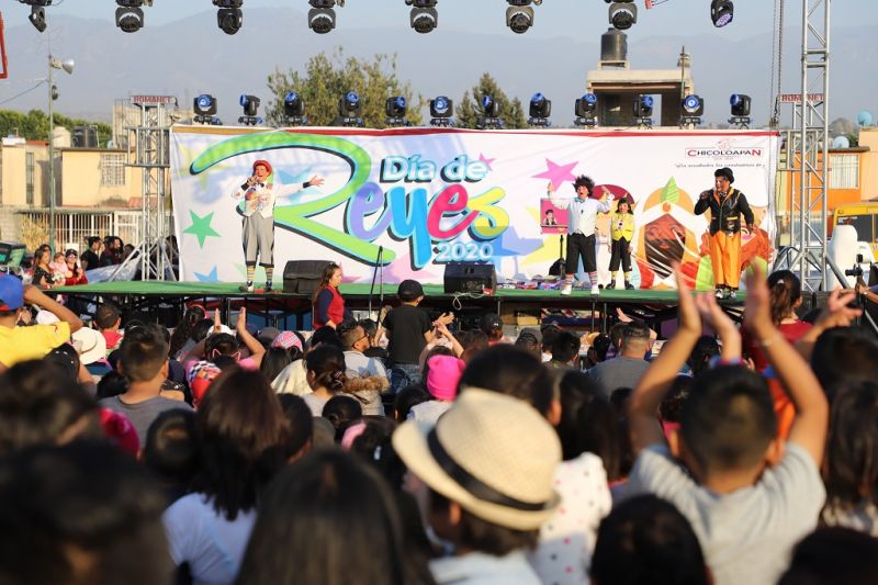 El Gobierno de Chicoloapan celebró el Día de los Reyes Magos